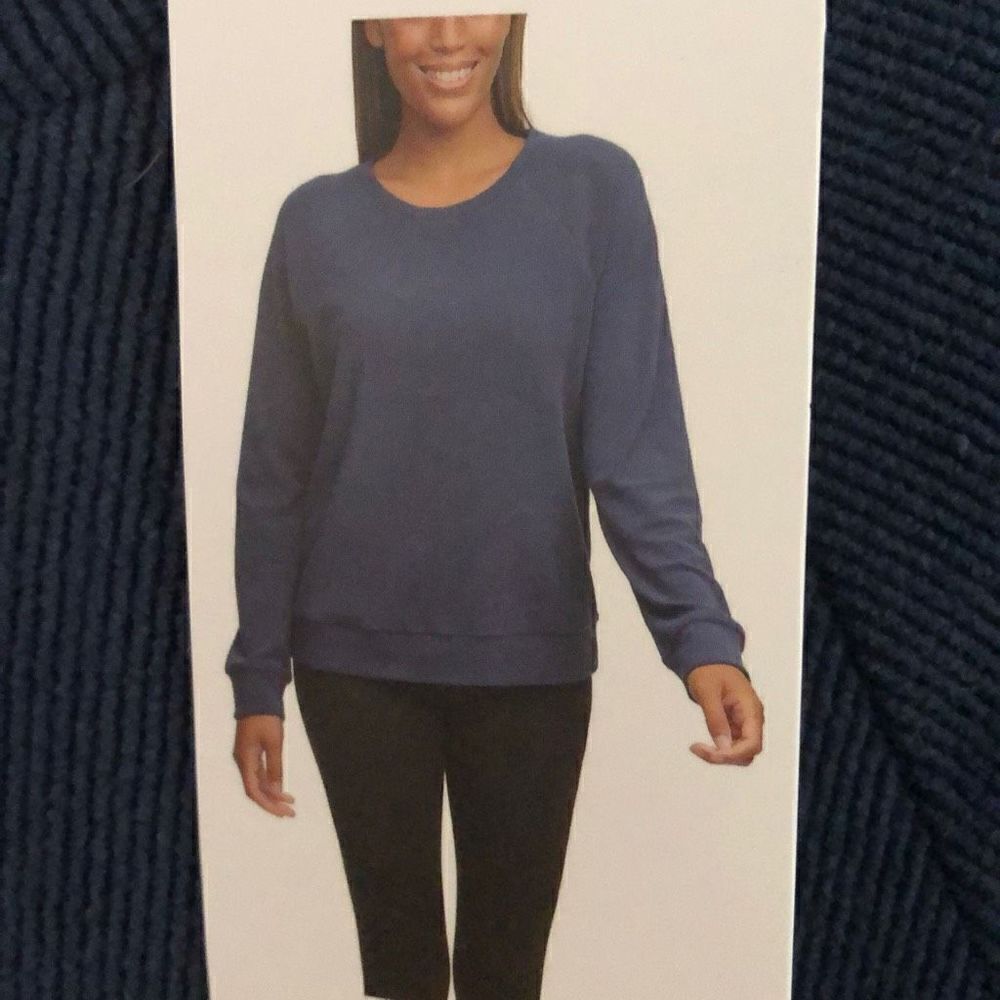 NWT Marc New York Navy, comfy Ribbed, soft sweatshirt, size S 